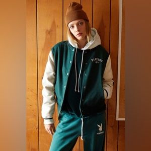 Playboy By Pacsun Varsity Letterman Jacket